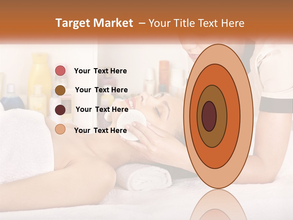 A Woman Getting A Facial Massage From A Man PowerPoint Template