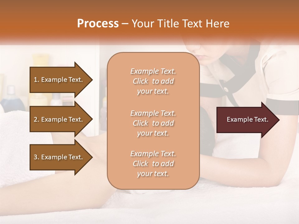 A Woman Getting A Facial Massage From A Man PowerPoint Template