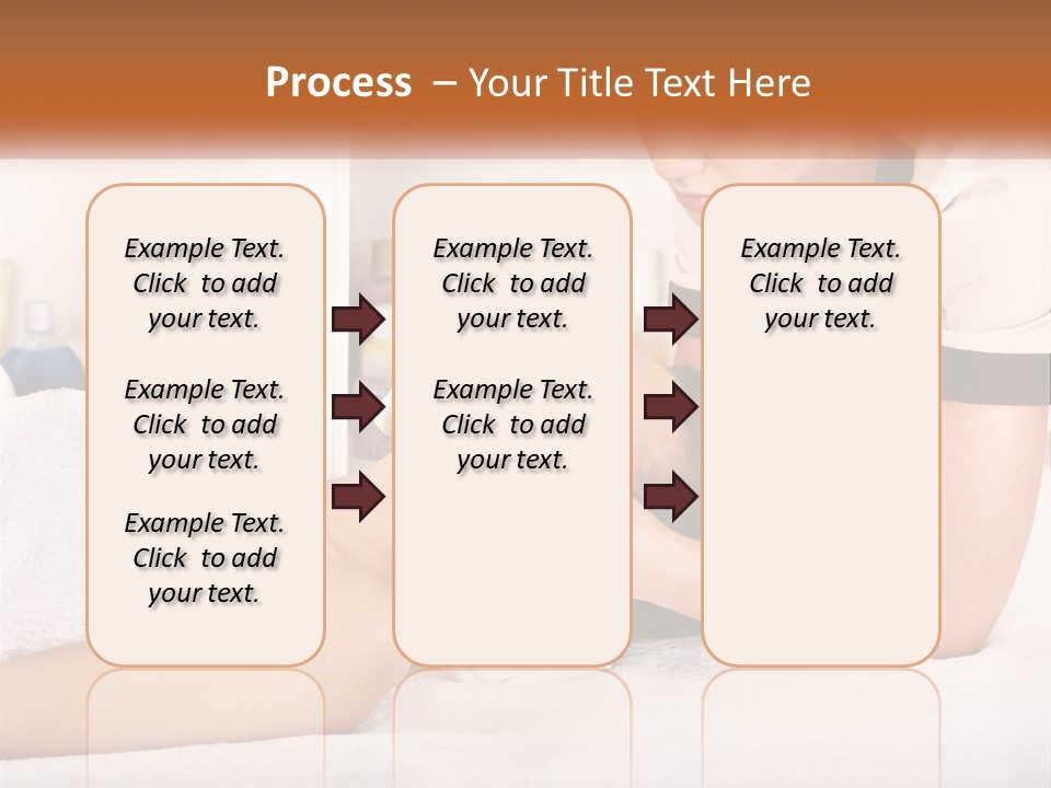 A Woman Getting A Facial Massage From A Man PowerPoint Template