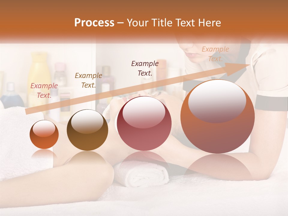 A Woman Getting A Facial Massage From A Man PowerPoint Template