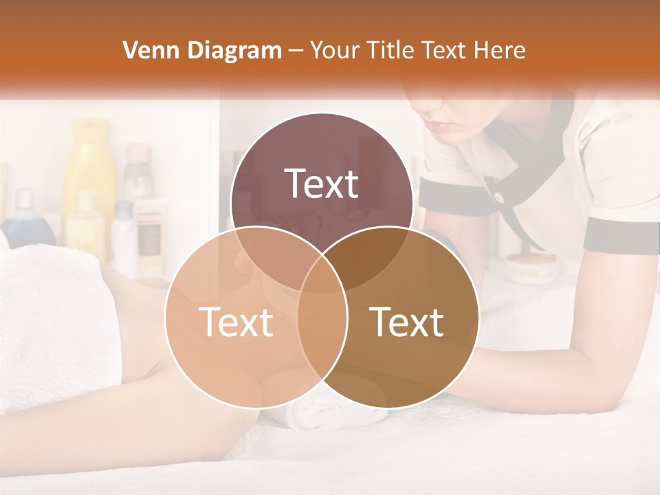 A Woman Getting A Facial Massage From A Man PowerPoint Template