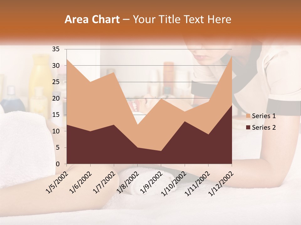 A Woman Getting A Facial Massage From A Man PowerPoint Template