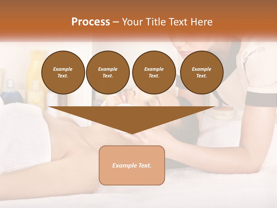 A Woman Getting A Facial Massage From A Man PowerPoint Template