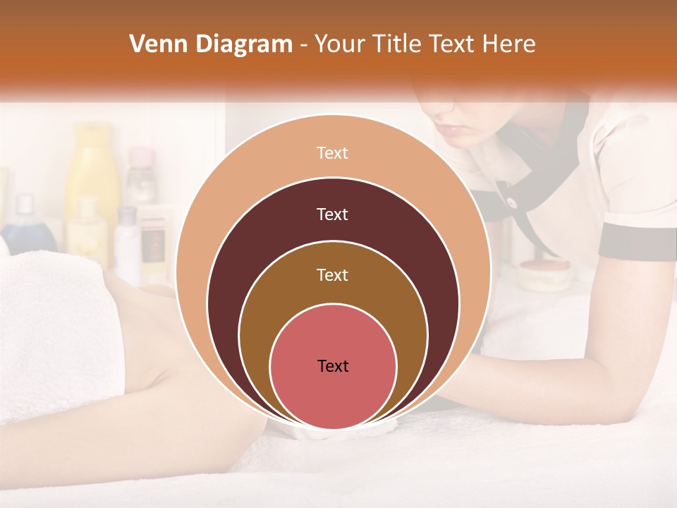 A Woman Getting A Facial Massage From A Man PowerPoint Template