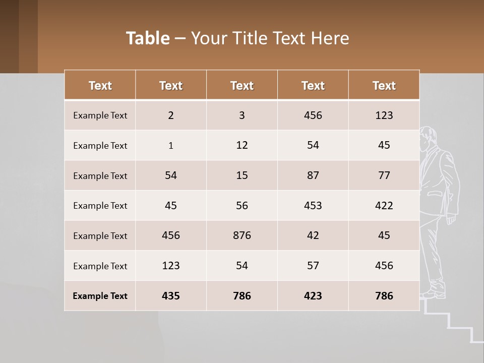 A Person Drawing A Stair With A Marker On A Chalkboard PowerPoint Template