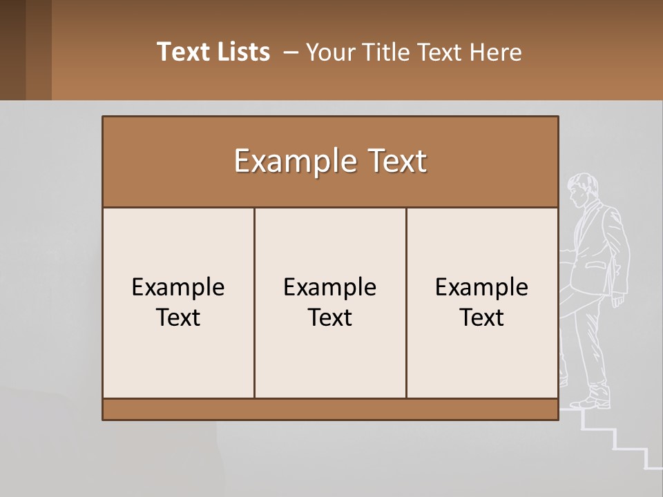 A Person Drawing A Stair With A Marker On A Chalkboard PowerPoint Template