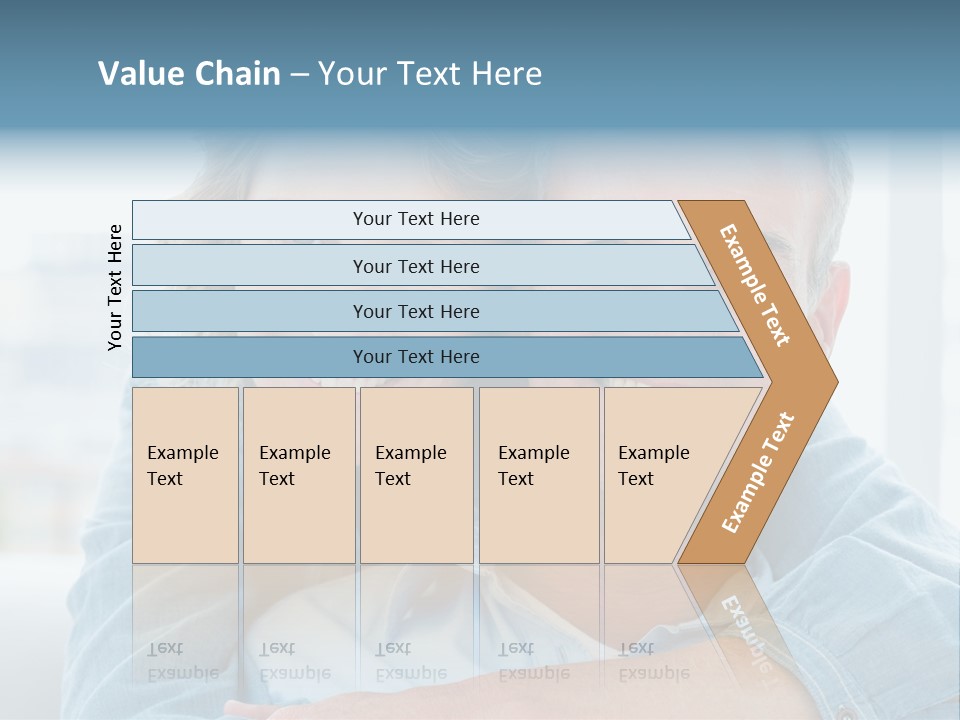 A Man And Woman Are Smiling For The Camera PowerPoint Template