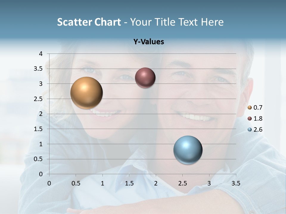 A Man And Woman Are Smiling For The Camera PowerPoint Template