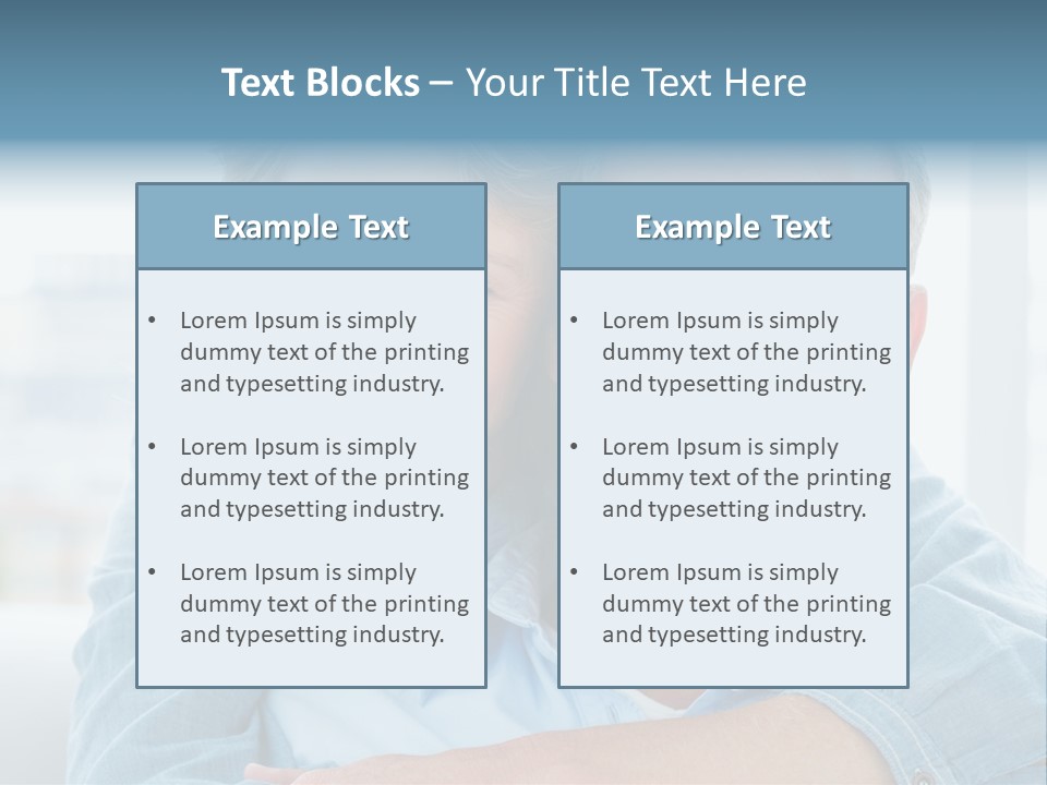 A Man And Woman Are Smiling For The Camera PowerPoint Template