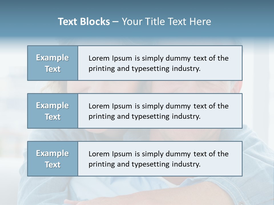 A Man And Woman Are Smiling For The Camera PowerPoint Template