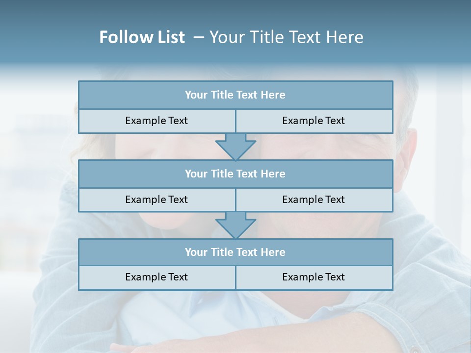 A Man And Woman Are Smiling For The Camera PowerPoint Template