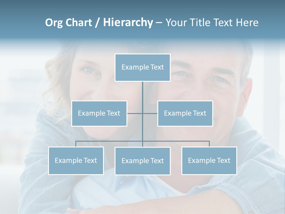 A Man And Woman Are Smiling For The Camera PowerPoint Template