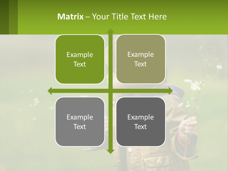 A Little Girl Blowing A Dandelion In A Field PowerPoint Template