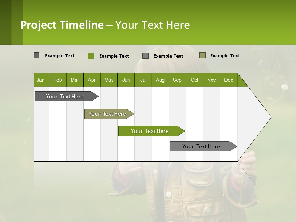 A Little Girl Blowing A Dandelion In A Field PowerPoint Template