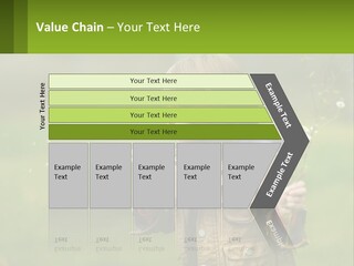 A Little Girl Blowing A Dandelion In A Field PowerPoint Template