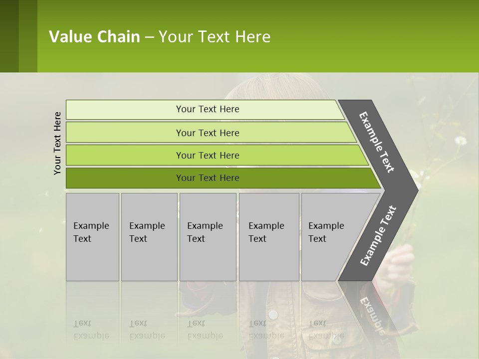 A Little Girl Blowing A Dandelion In A Field PowerPoint Template