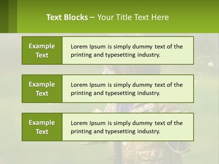 A Little Girl Blowing A Dandelion In A Field PowerPoint Template
