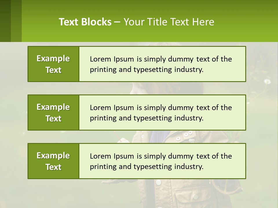 A Little Girl Blowing A Dandelion In A Field PowerPoint Template