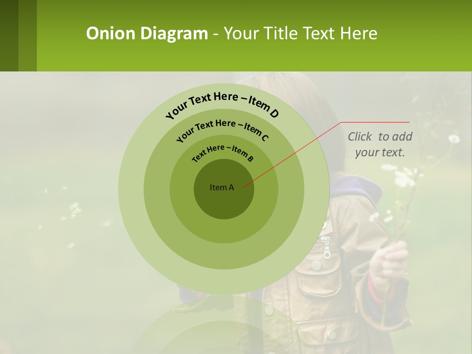 A Little Girl Blowing A Dandelion In A Field PowerPoint Template