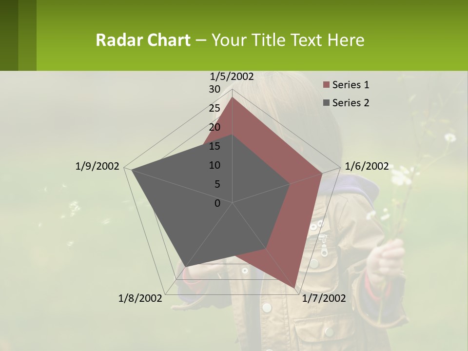 A Little Girl Blowing A Dandelion In A Field PowerPoint Template