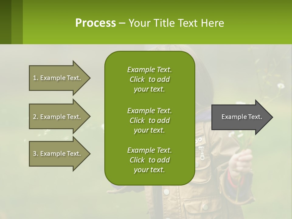 A Little Girl Blowing A Dandelion In A Field PowerPoint Template