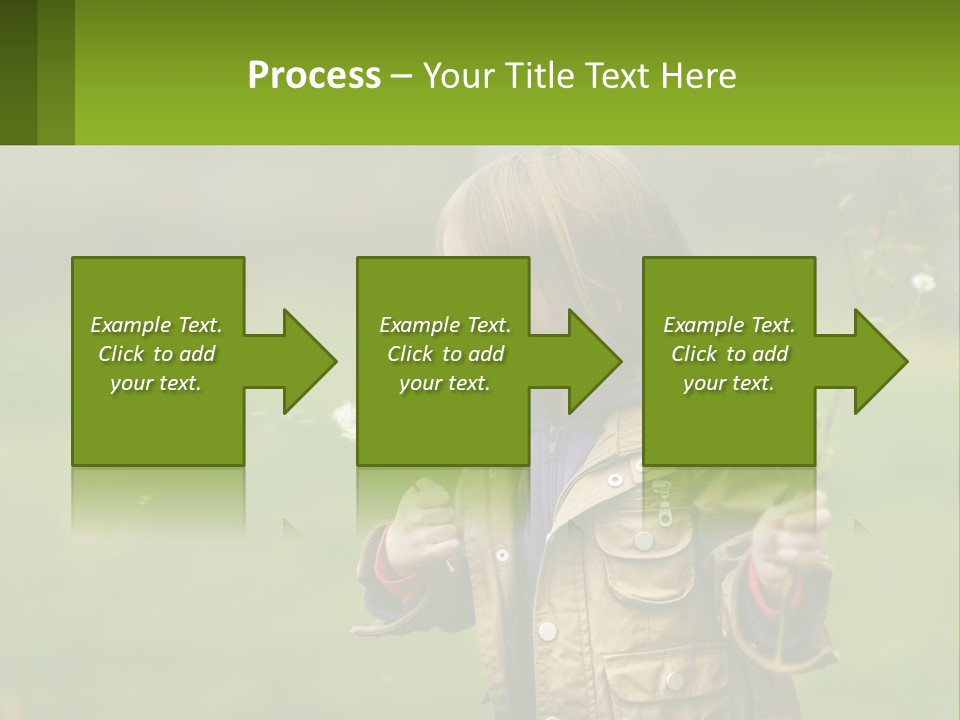 A Little Girl Blowing A Dandelion In A Field PowerPoint Template