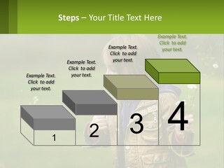 A Little Girl Blowing A Dandelion In A Field PowerPoint Template