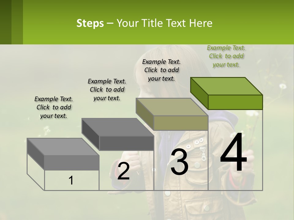 A Little Girl Blowing A Dandelion In A Field PowerPoint Template