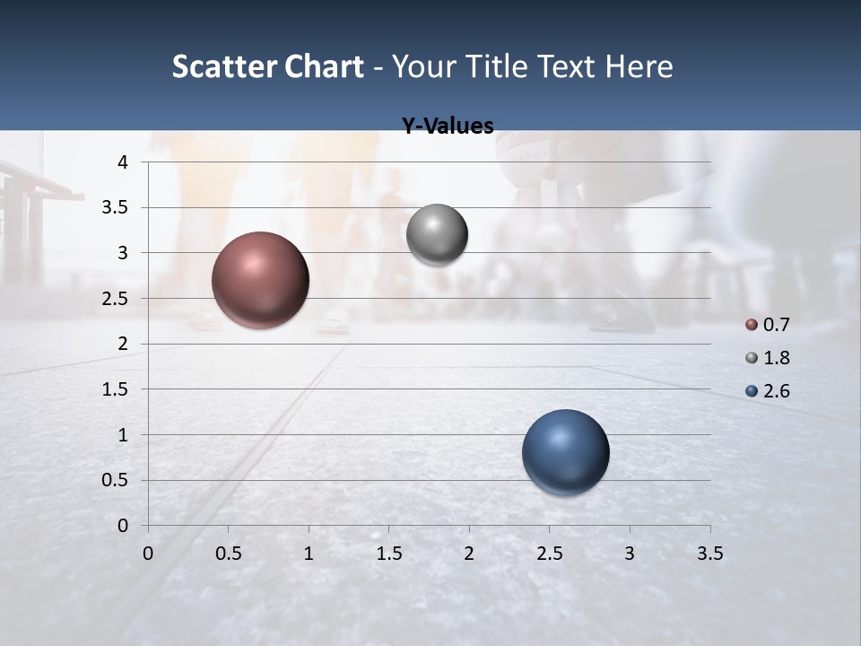 A Group Of People Walking Down A Sidewalk PowerPoint Template