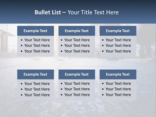 A Group Of People Walking Down A Sidewalk PowerPoint Template