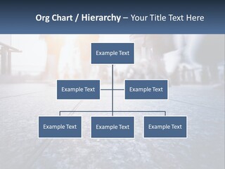 A Group Of People Walking Down A Sidewalk PowerPoint Template