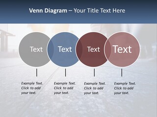 A Group Of People Walking Down A Sidewalk PowerPoint Template