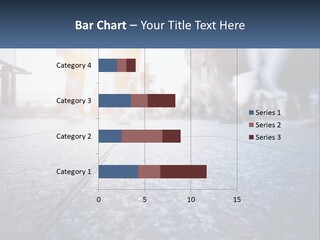 A Group Of People Walking Down A Sidewalk PowerPoint Template