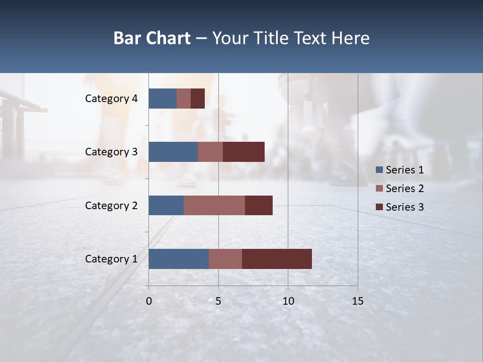 A Group Of People Walking Down A Sidewalk PowerPoint Template