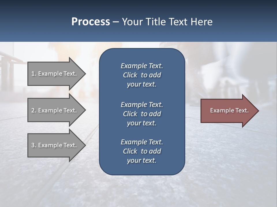 A Group Of People Walking Down A Sidewalk PowerPoint Template