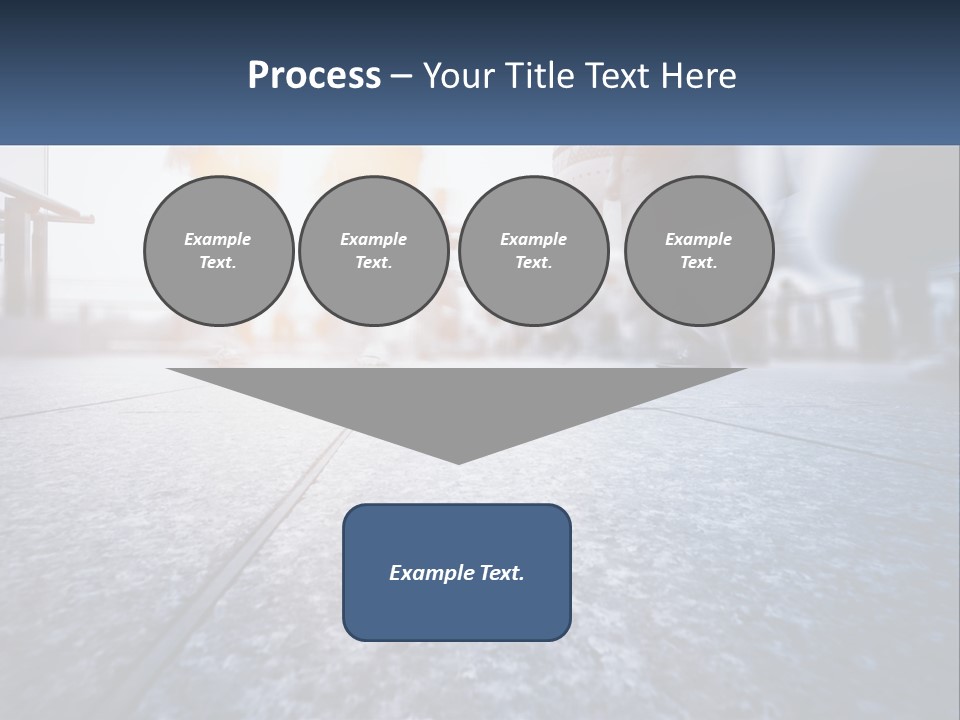 A Group Of People Walking Down A Sidewalk PowerPoint Template