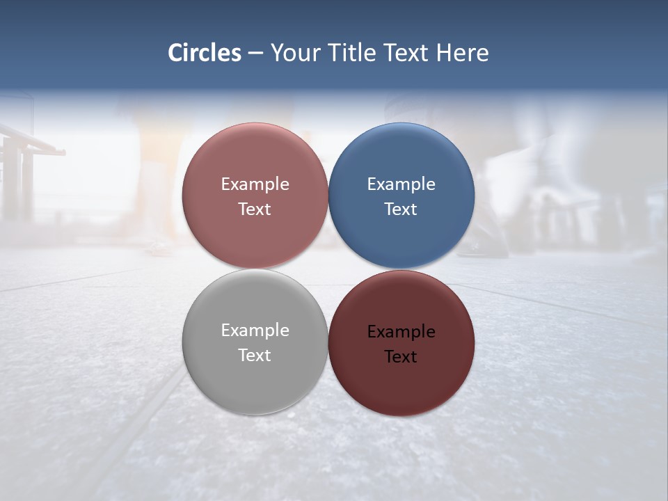 A Group Of People Walking Down A Sidewalk PowerPoint Template