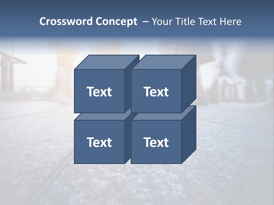 A Group Of People Walking Down A Sidewalk PowerPoint Template