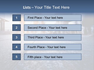 A Group Of People Walking Down A Sidewalk PowerPoint Template