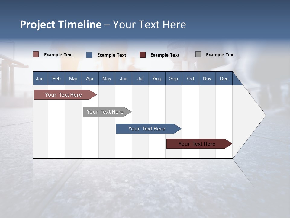 A Group Of People Walking Down A Sidewalk PowerPoint Template