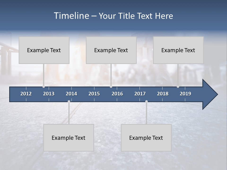 A Group Of People Walking Down A Sidewalk PowerPoint Template