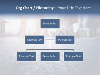 A Group Of People Walking Down A Sidewalk PowerPoint Template