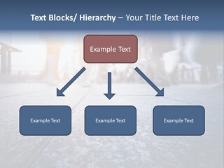 A Group Of People Walking Down A Sidewalk PowerPoint Template