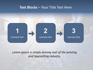 A Group Of People Walking Down A Sidewalk PowerPoint Template