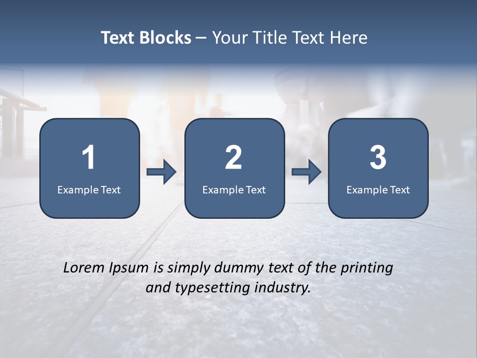 A Group Of People Walking Down A Sidewalk PowerPoint Template