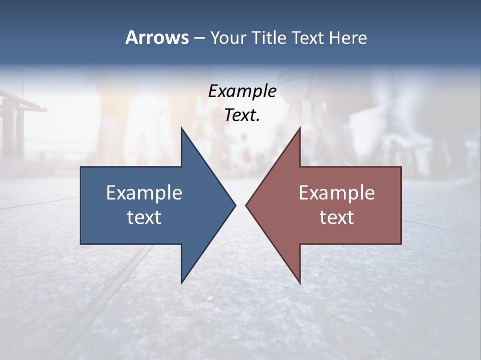 A Group Of People Walking Down A Sidewalk PowerPoint Template