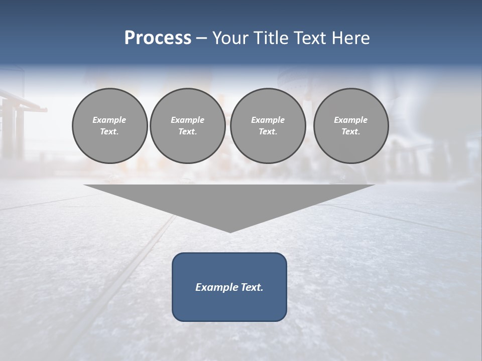 A Group Of People Walking Down A Sidewalk PowerPoint Template