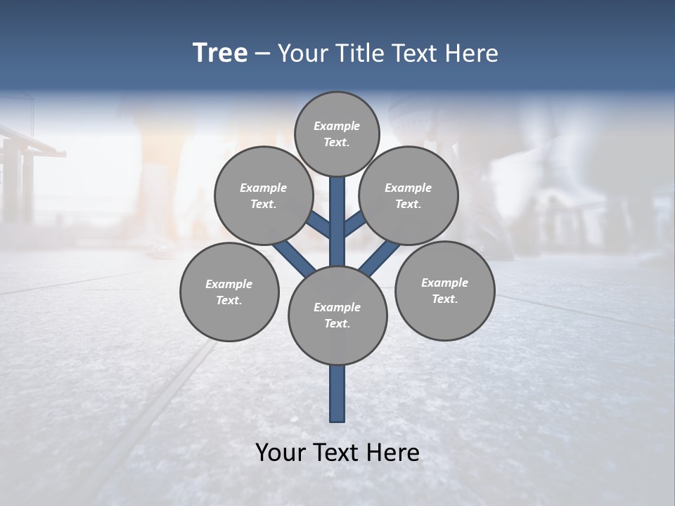 A Group Of People Walking Down A Sidewalk PowerPoint Template