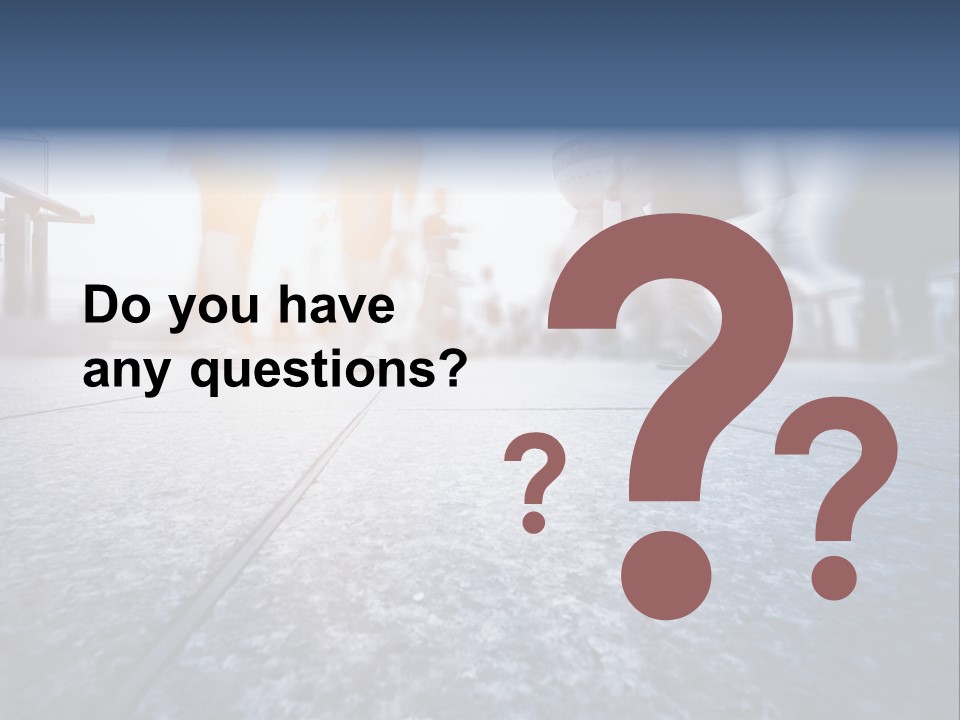 A Group Of People Walking Down A Sidewalk PowerPoint Template