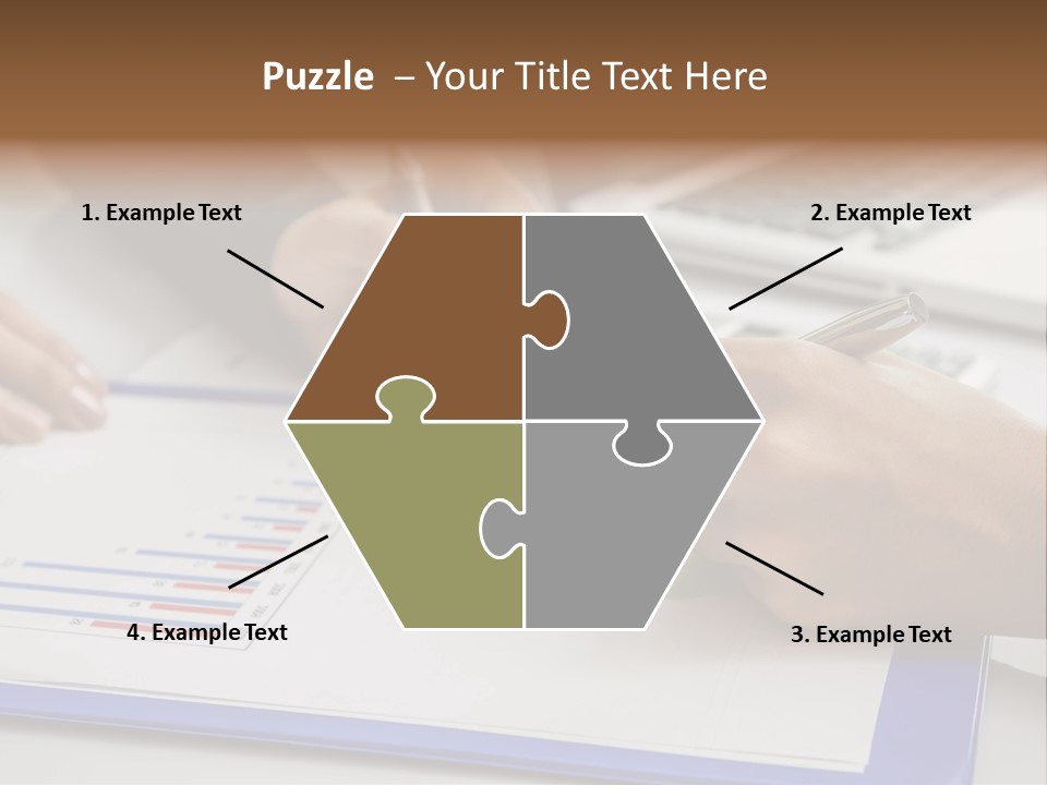 A Group Of People Sitting At A Table With A Laptop And Pen PowerPoint Template